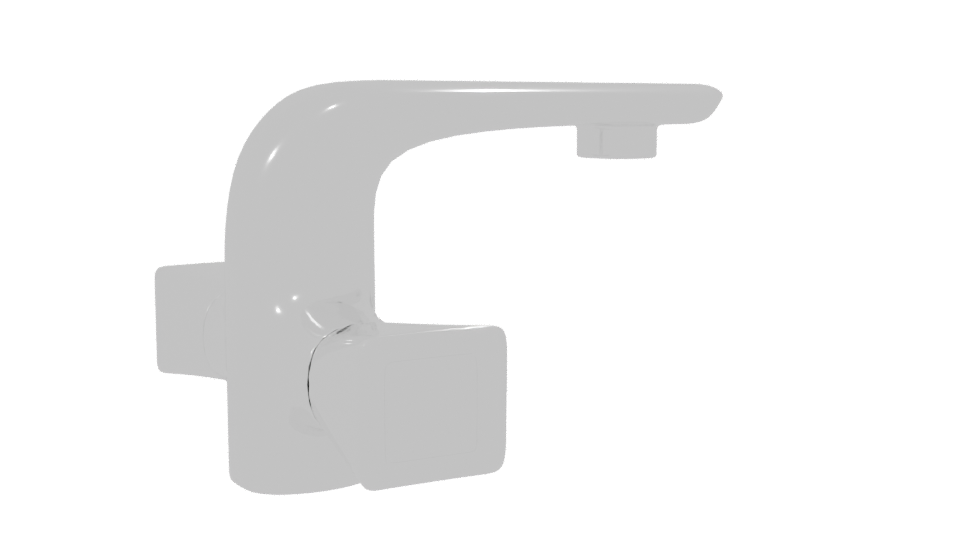 Stylish Modern Bathroom Faucet 3D Model - Professional 3D Model Render 7