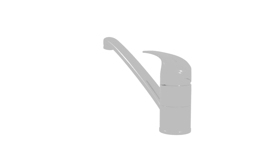 Sleek Chrome Beverage Dispenser 3D Model - Professional 3D Model Render 4