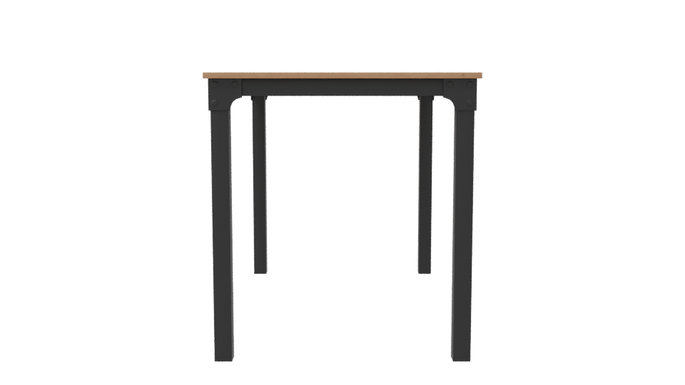 Stylish Minimalist Dining Table - Professional 3D Model Render 8