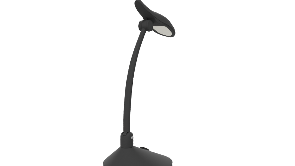 Sleek Modern Desk Lamp 3D - Professional 3D Model Render 6