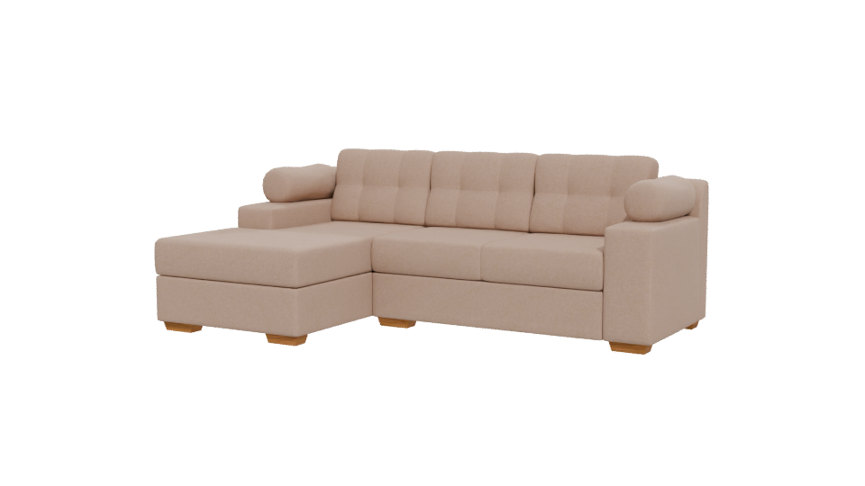 Contemporary Sectional Sofa 3D Model - Professional 3D Model Render 12