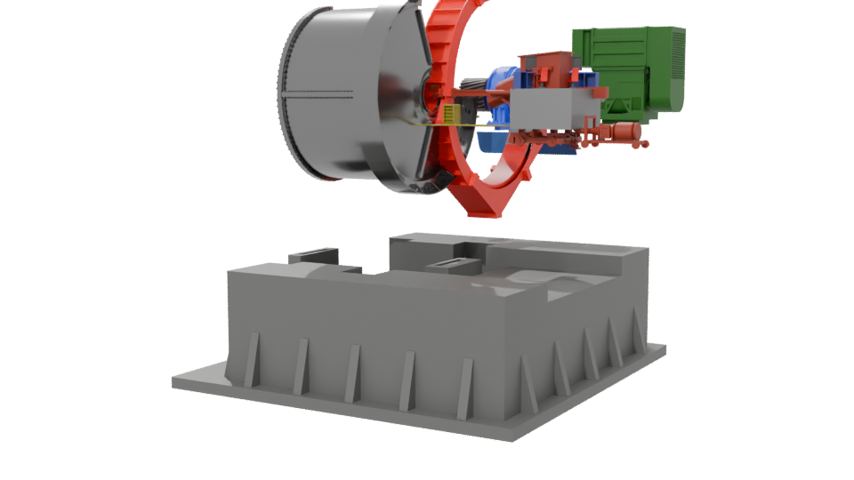 Industrial Machine Model 3D - Professional 3D Model Render 6