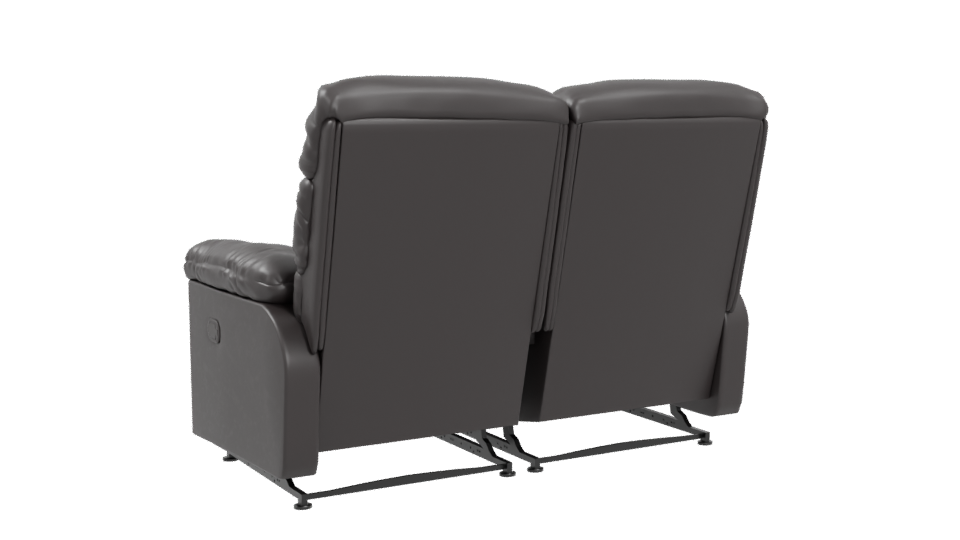Comfortable Leather Loveseat Model - Professional 3D Model Render 4