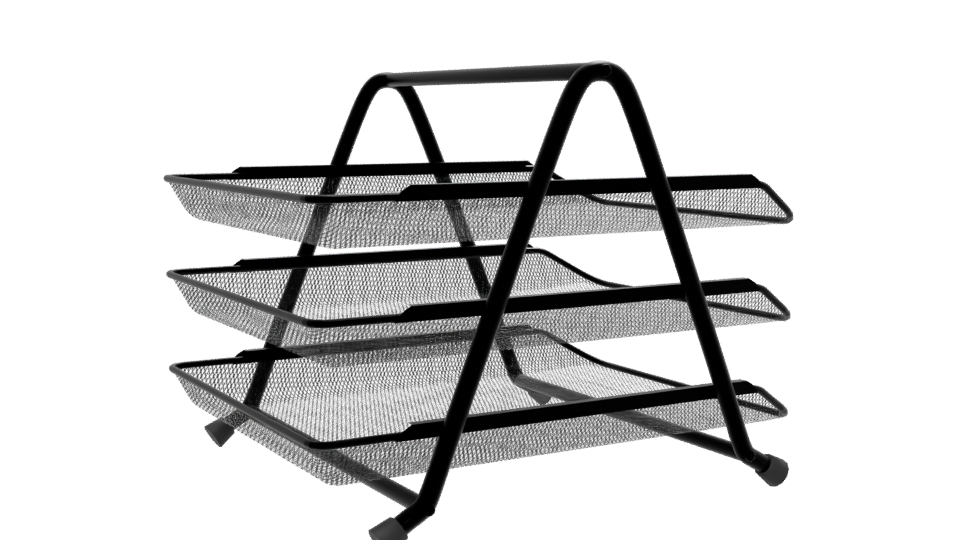 Stylish Desktop Organizer 3D Model - Professional 3D Model Render 7