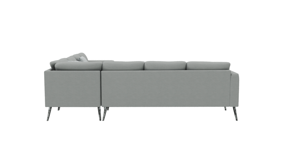 Contemporary Sectional Sofa Model - Professional 3D Model Render 8