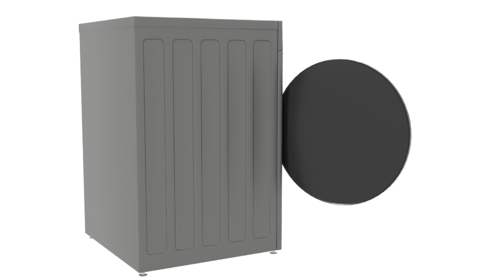 High-Efficiency Washer Model 3D - Professional 3D Model Render 7