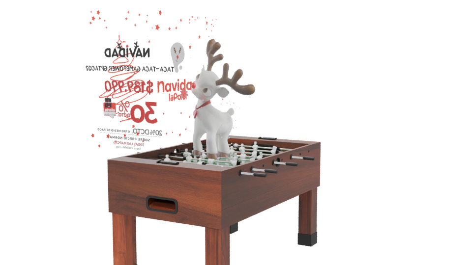 Foosball Table 3D Model - Professional 3D Model Render 6