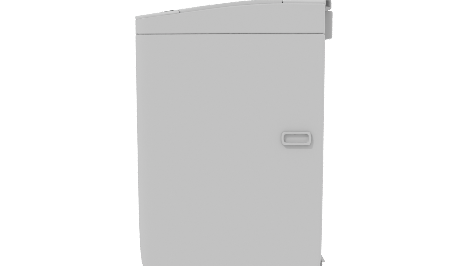 Top Load Washing Machine 3D Model - Professional 3D Model Render 2