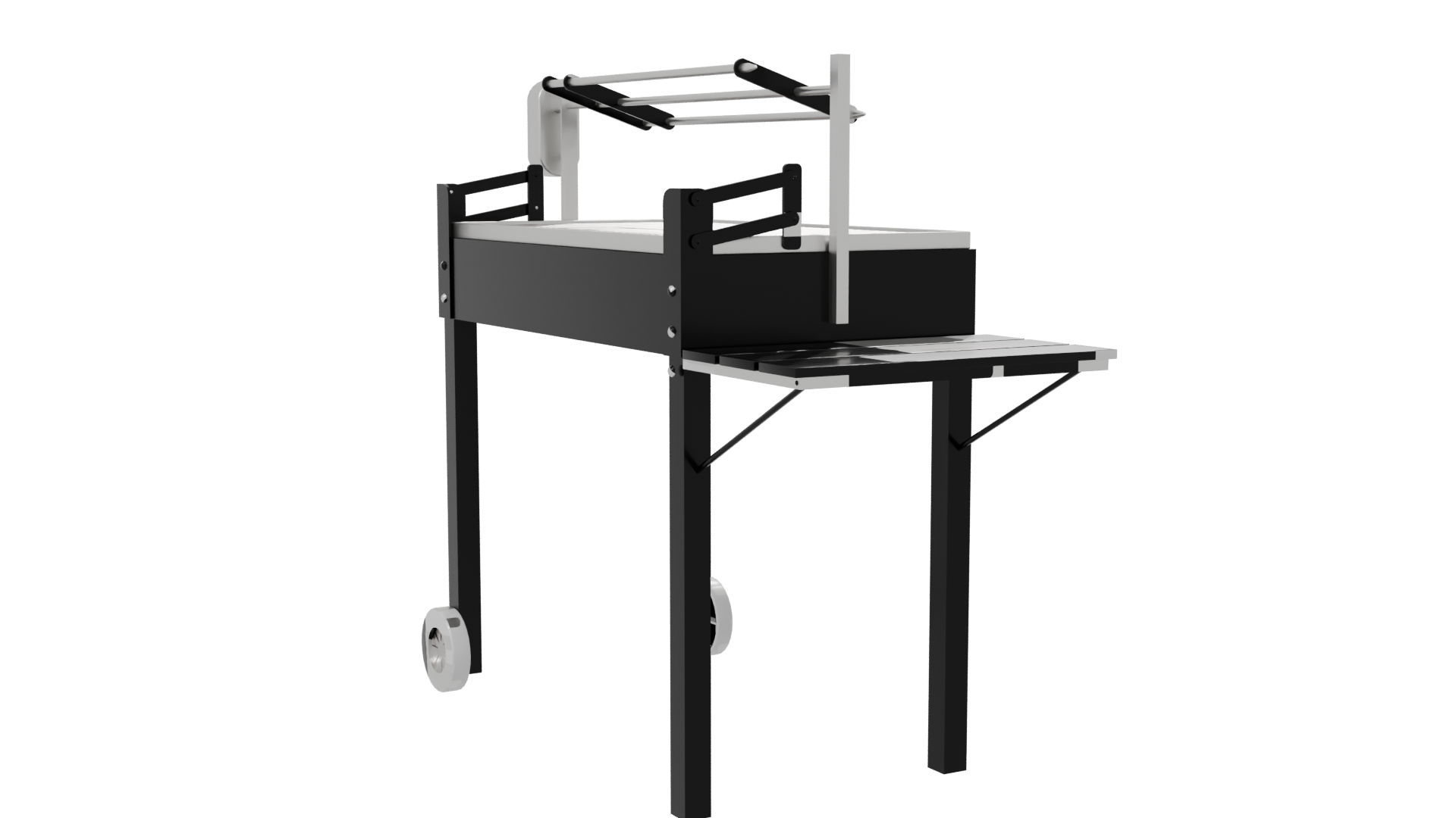 High-Quality Outdoor Grill 3D Model - Professional 3D Model Render 7