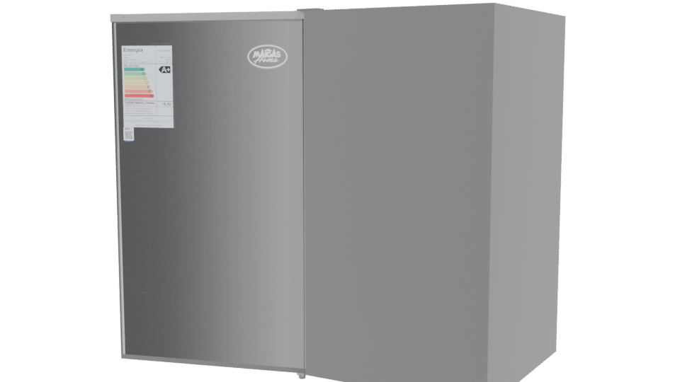 Modern Household Refrigerator Model - Professional 3D Model Render 3