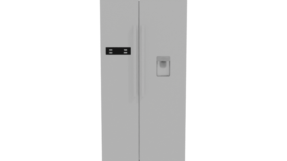 Refrigerator Neu SBS 3D Model - Professional 3D Model Render 11