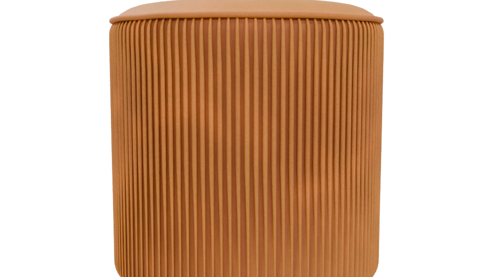 Stylish Modern Pouf 3D Model - Professional 3D Model Render 5