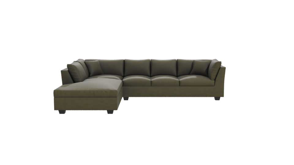 Stylish Modern Sofa 3D Model - Professional 3D Model Render 11