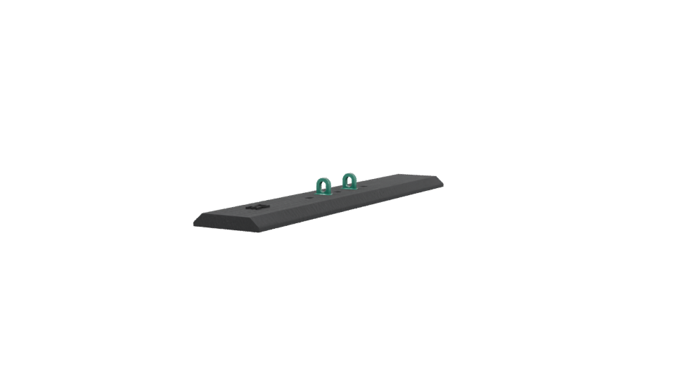 Minimalist Black Display Shelf Model - Professional 3D Model Render 3