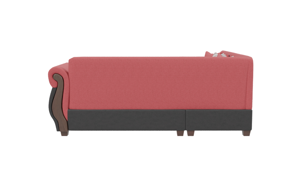 Elegant Corner Sofa 3D Model - Professional 3D Model Render 2