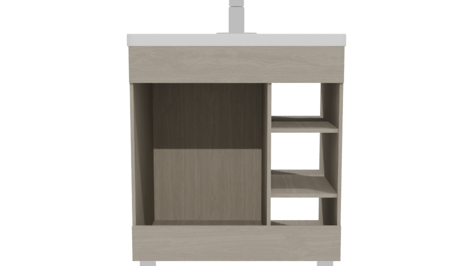 Modern Bathroom Vanity 3D Model - Professional 3D Model Render 5