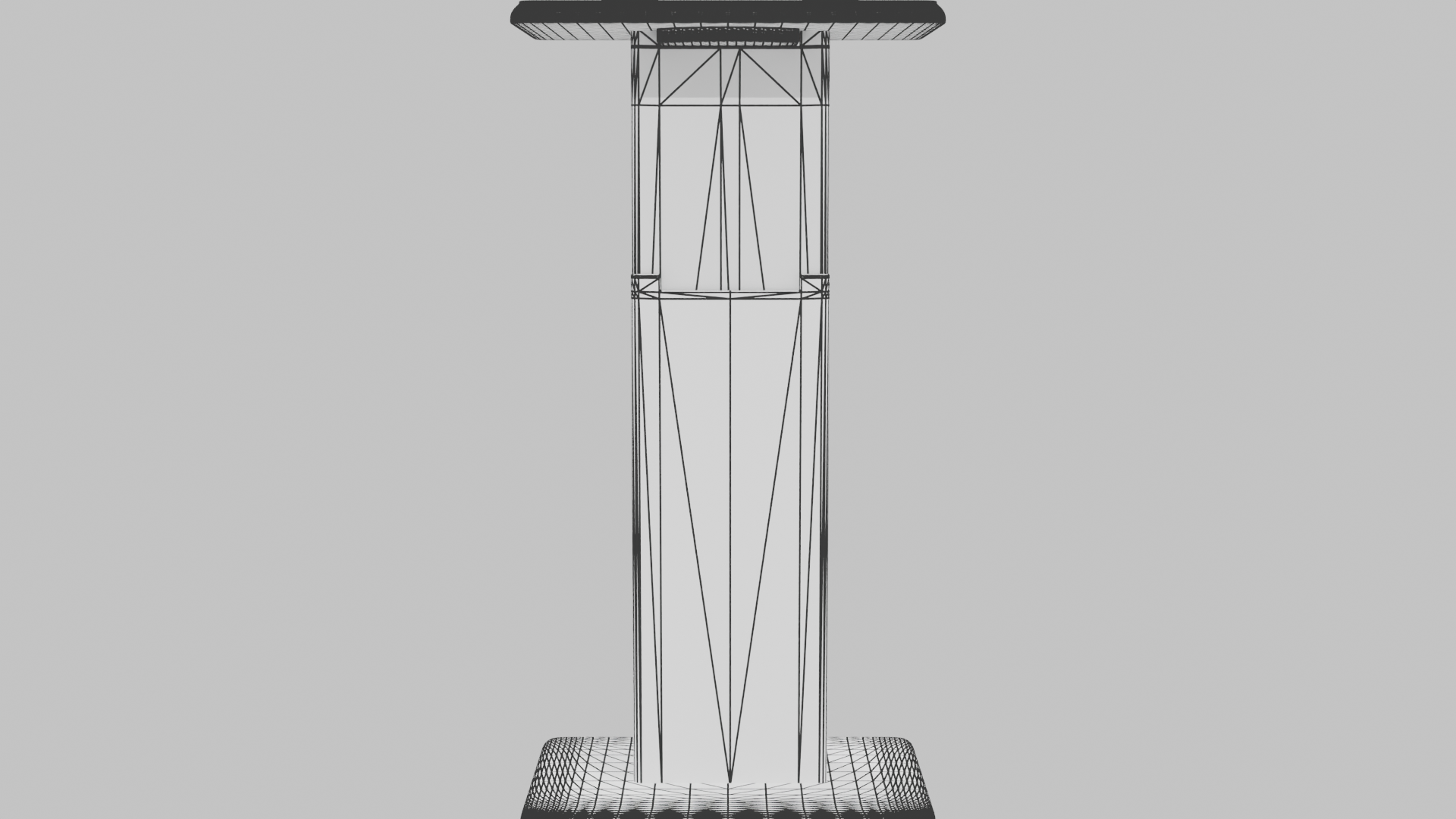 Stylish Wooden Podium 3D Model - Professional 3D Model Render 14