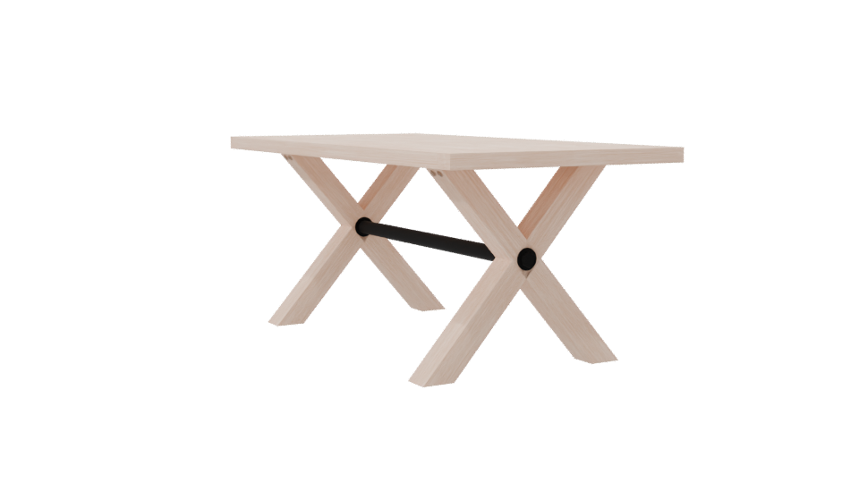 Corsica Medium Dining Table 3D - Professional 3D Model Render 7