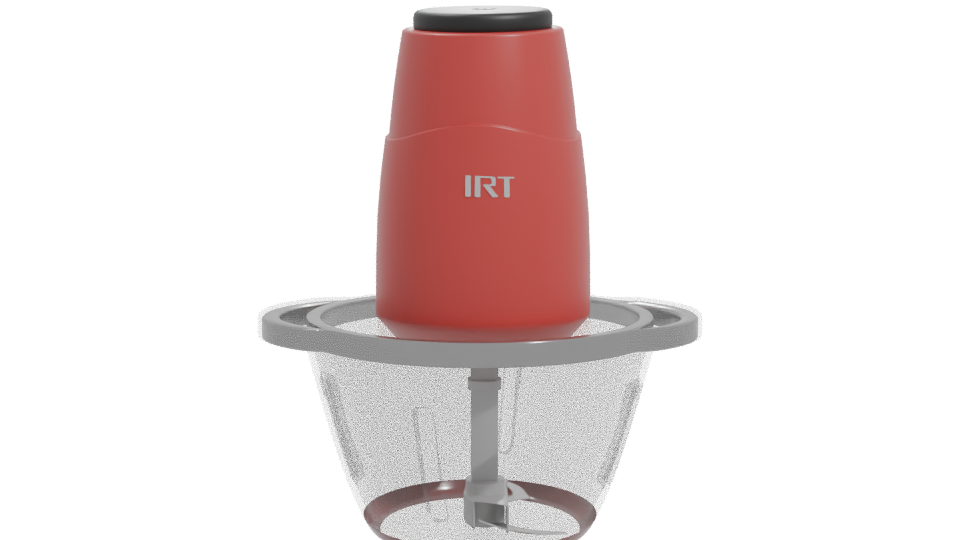 Compact Electric Food Chopper 3D Model - Professional 3D Model Render 11