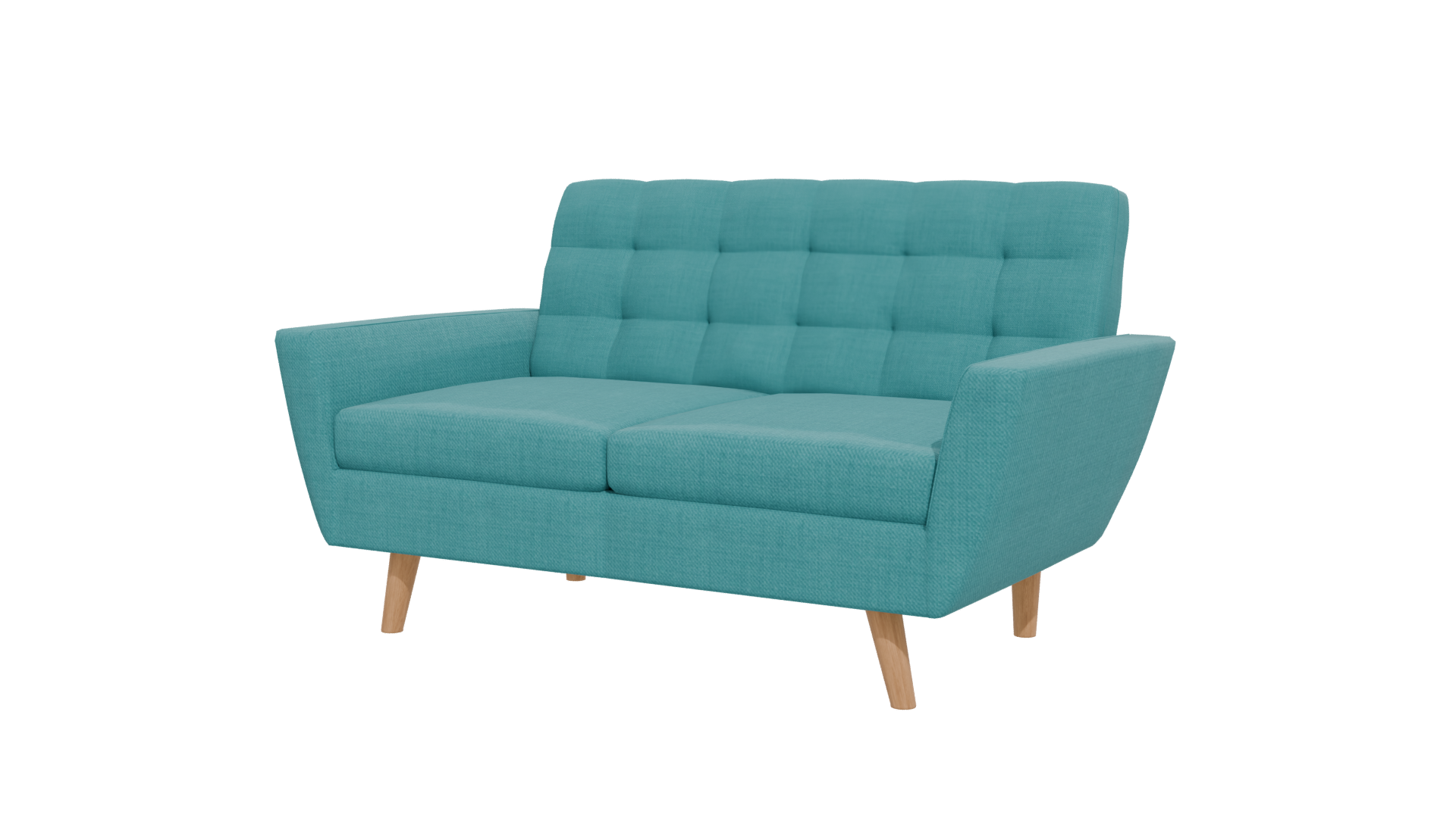 Stylish Modern Loveseat Model - Professional 3D Model Render 12