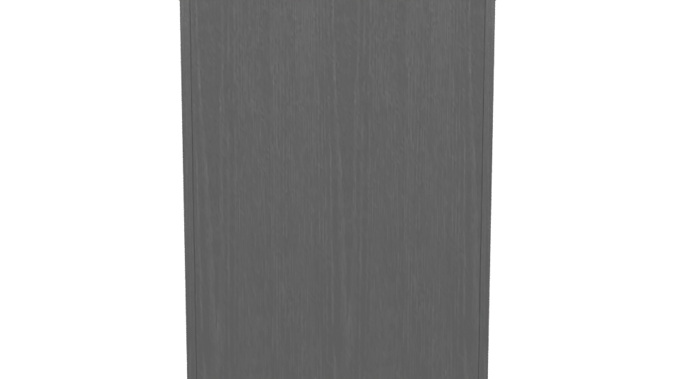 Stylish Wooden Nightstand Model - Professional 3D Model Render 5