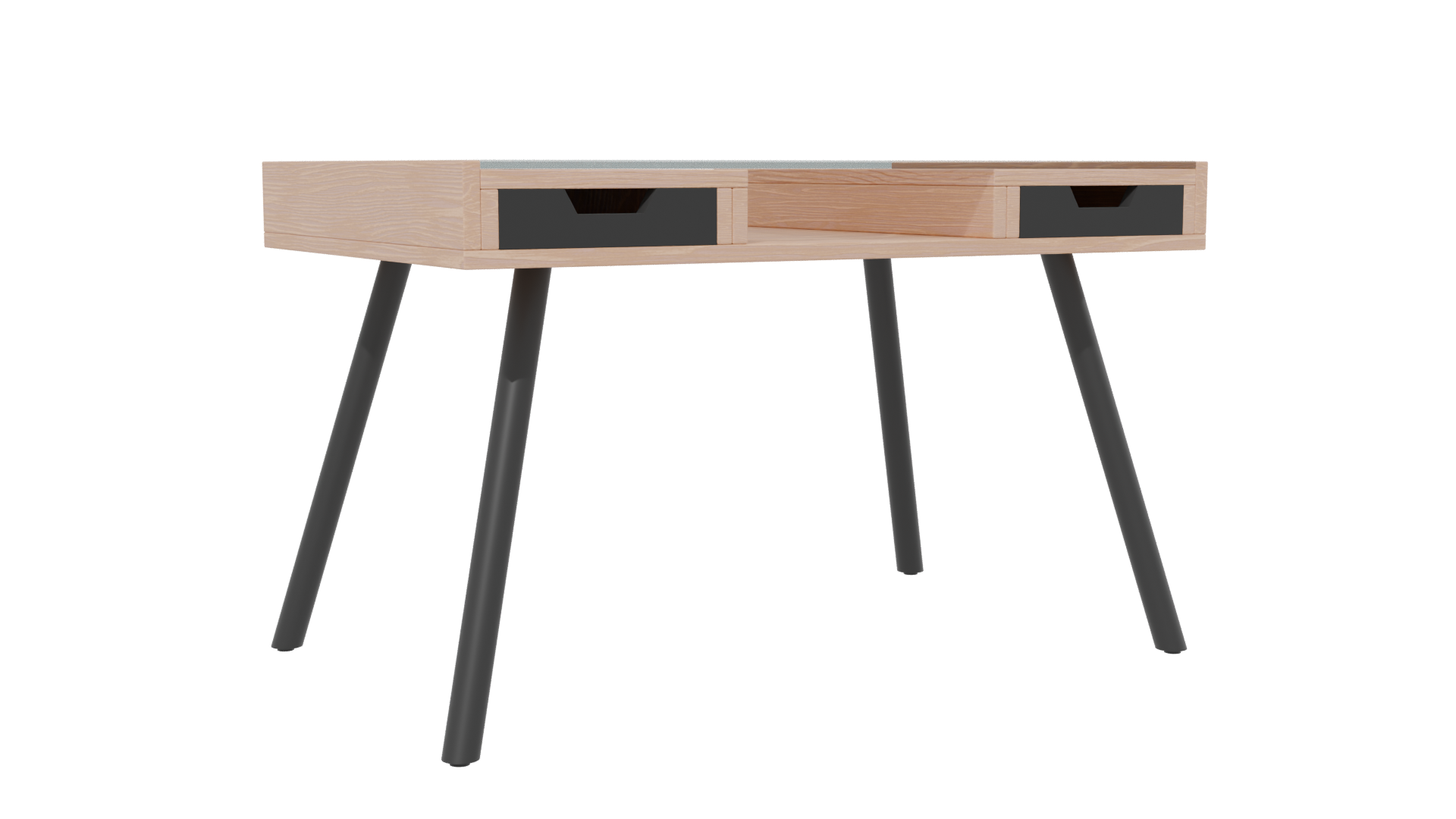 Minimalist Wooden Coffee Table 3D Model - Professional 3D Model Render 13
