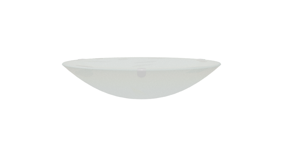 Modern Glass Ceiling Light 3D - Professional 3D Model Render 5