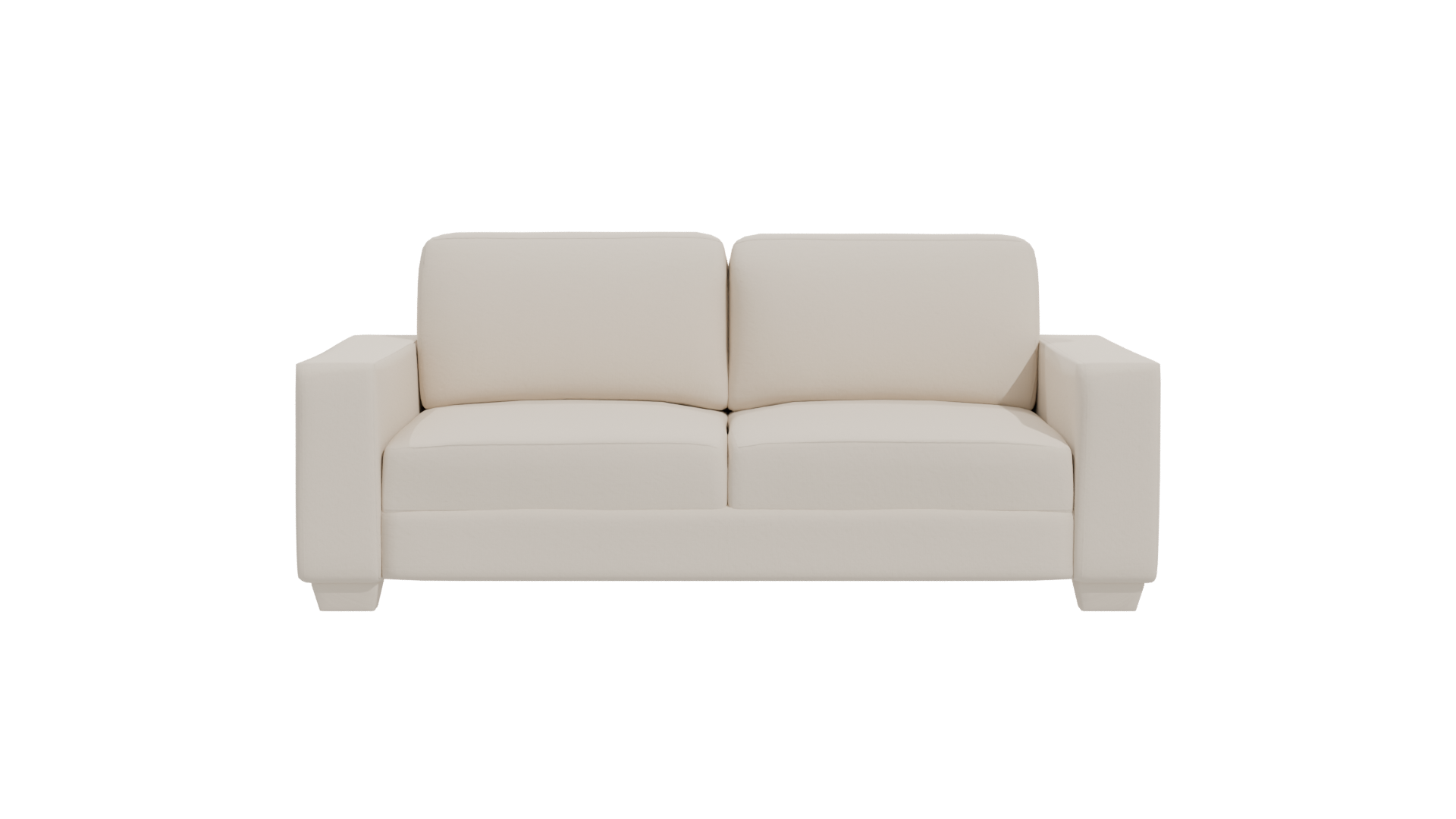 Minimalist White Sofa 3D Model - Professional 3D Model Render 11