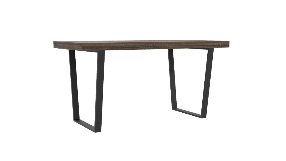 Stylish Wooden Office Table 3D - Professional 3D Model Render 10