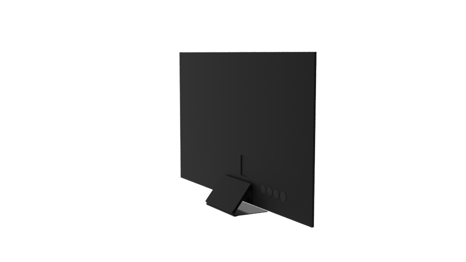 Sleek Modern Television 3D Model - Professional 3D Model Render 7