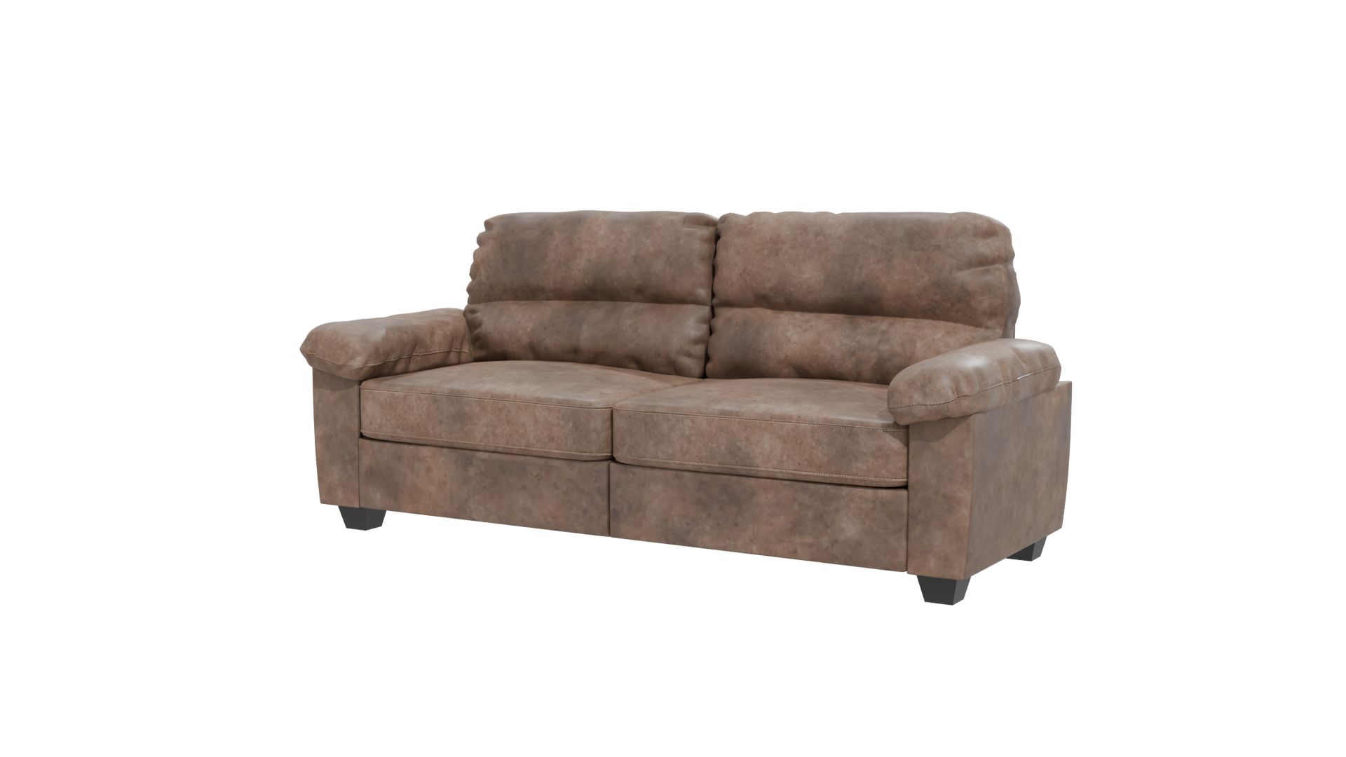 Stylish Leather Sofa Model - Professional 3D Model Render 12