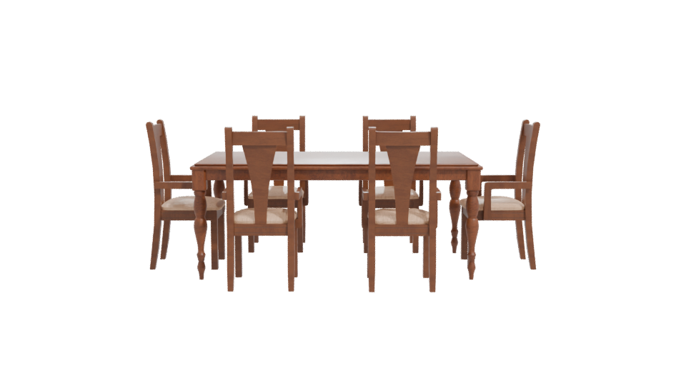 New Fiorentina Dining Set 3D - Professional 3D Model Render 11