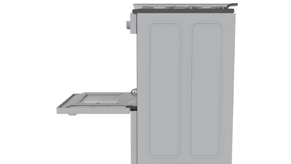 Realistic Kitchen Stove Model - Professional 3D Model Render 2