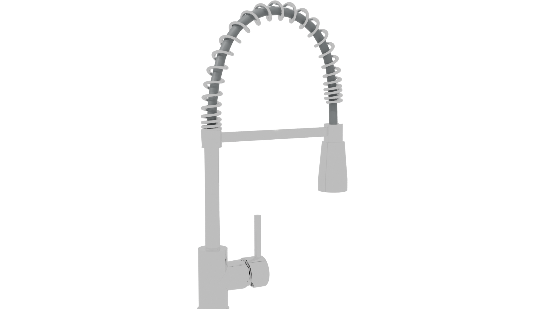 Modern Kitchen Faucet 3D Model - Professional 3D Model Render 7