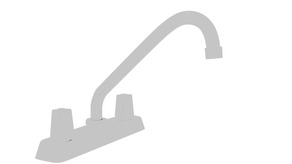 Modern Bathroom Faucet 3D Model - Professional 3D Model Render 9