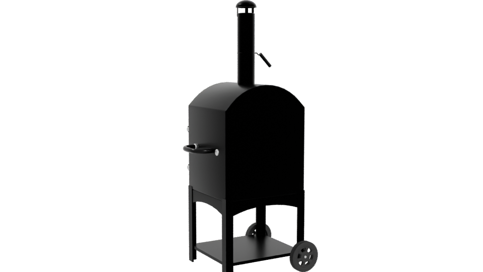 Charcoal Grill 3D Model - Professional 3D Model Render 4