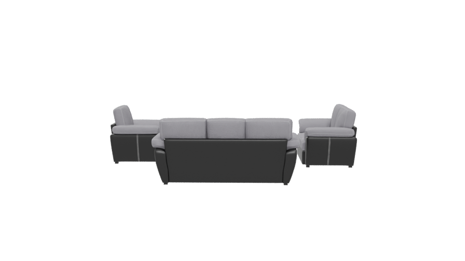 Stylish Fabric Sofa Set 3D - Professional 3D Model Render 5