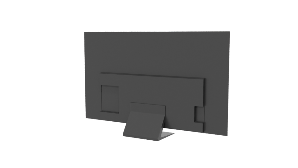 Sleek Modern TV Display 3D - Professional 3D Model Render 6