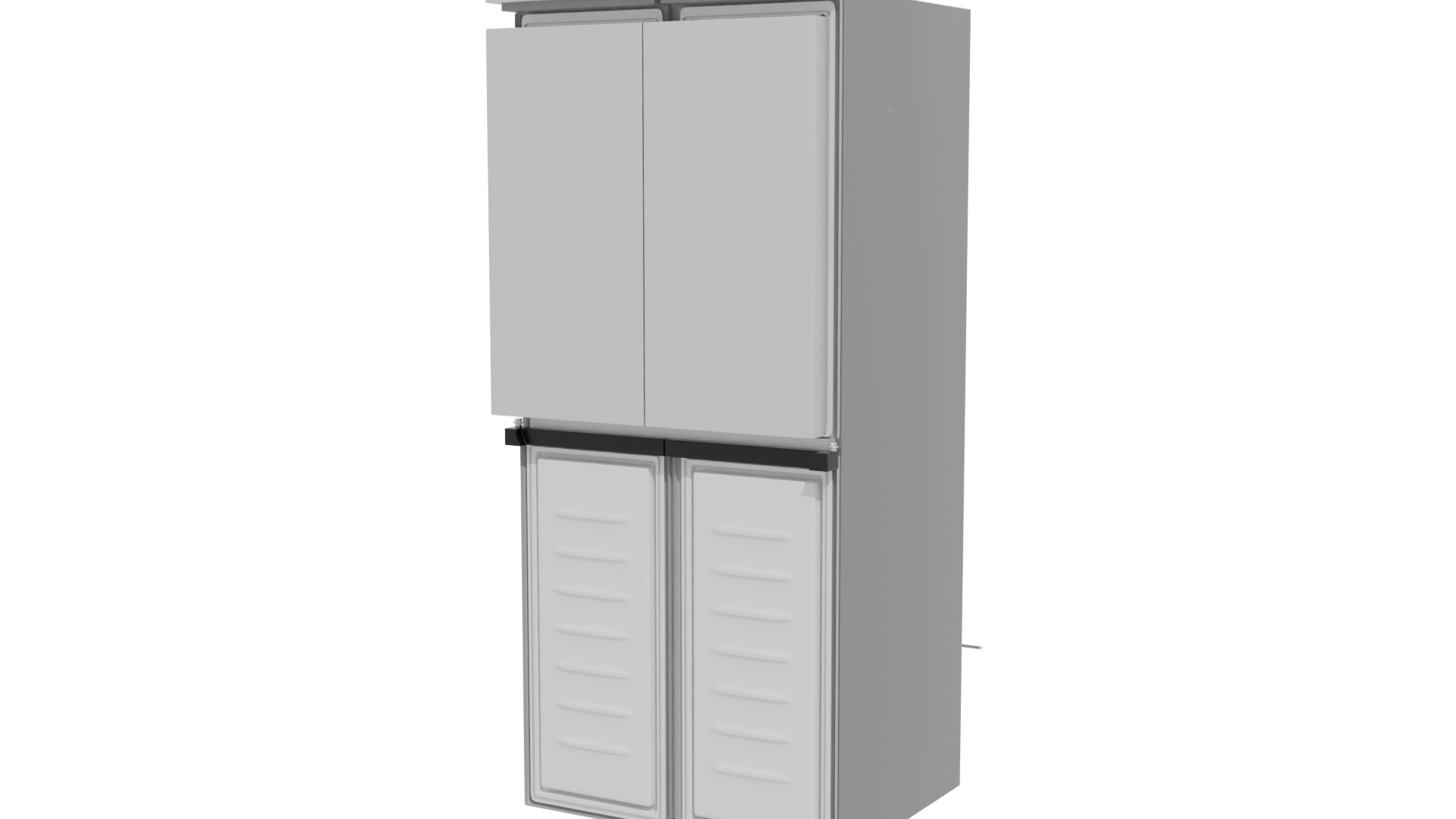 Sleek Modern Refrigerator 3D Model - Professional 3D Model Render 12