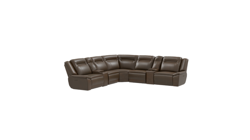 Luxurious Modern Sectional Sofa 3D - Professional 3D Model Render 9