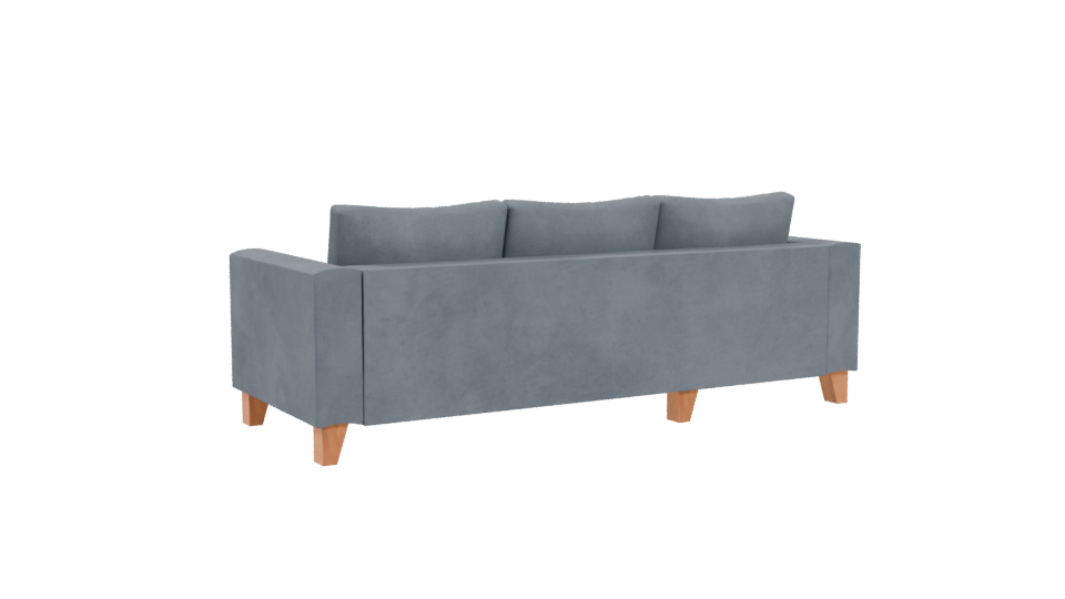 Stylish Modular Sectional Sofa 3D Model - Professional 3D Model Render 4