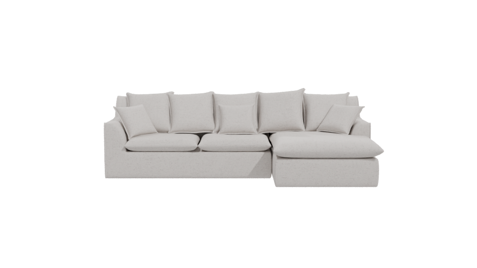 Contemporary Sectional Sofa Model - Professional 3D Model Render 11