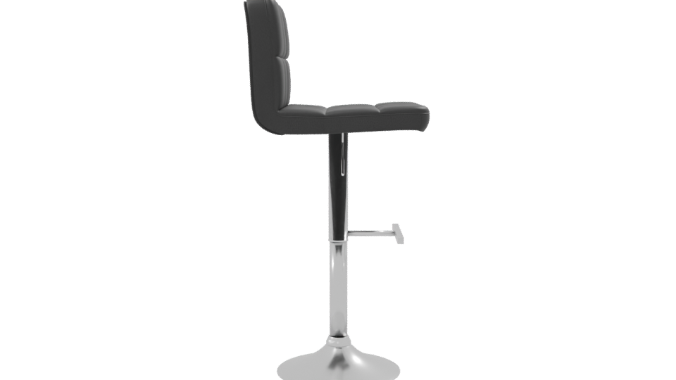 Stylish Adjustable Bar Stool 3D - Professional 3D Model Render 8