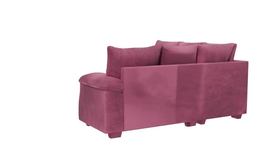 Stylish Pink Couch 3D Model - Professional 3D Model Render 13