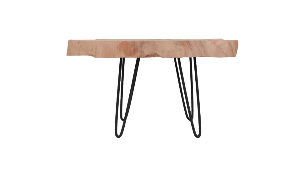 Stylish Wooden Coffee Table 3D Model - Professional 3D Model Render 5