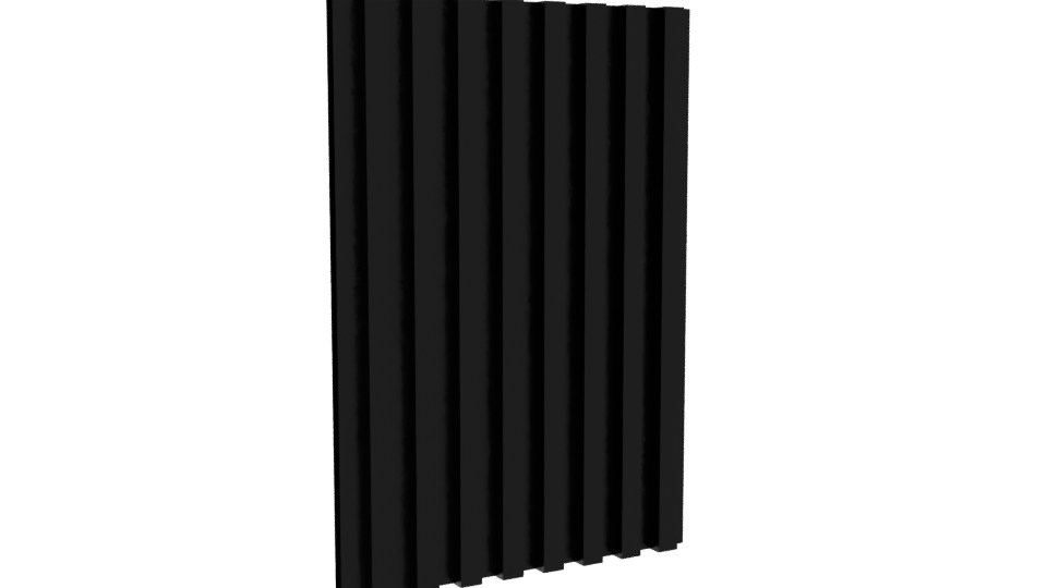 Stylized Vertical Panel 3D Model - Professional 3D Model Render 10