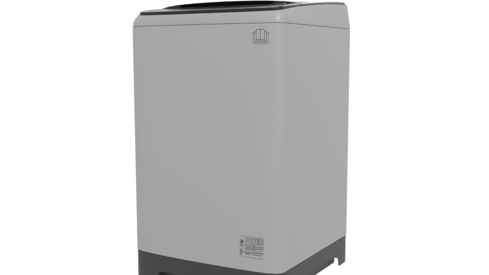 Compact Household Washing Machine 3D - Professional 3D Model Render 12