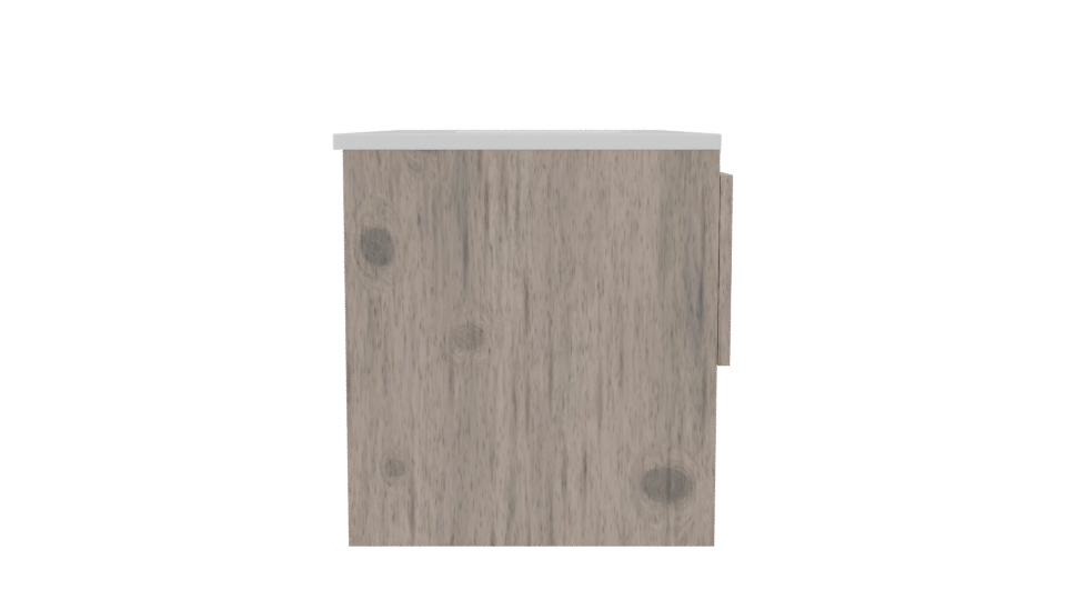 Minimalist Wooden Bathroom Vanity 3D - Professional 3D Model Render 8