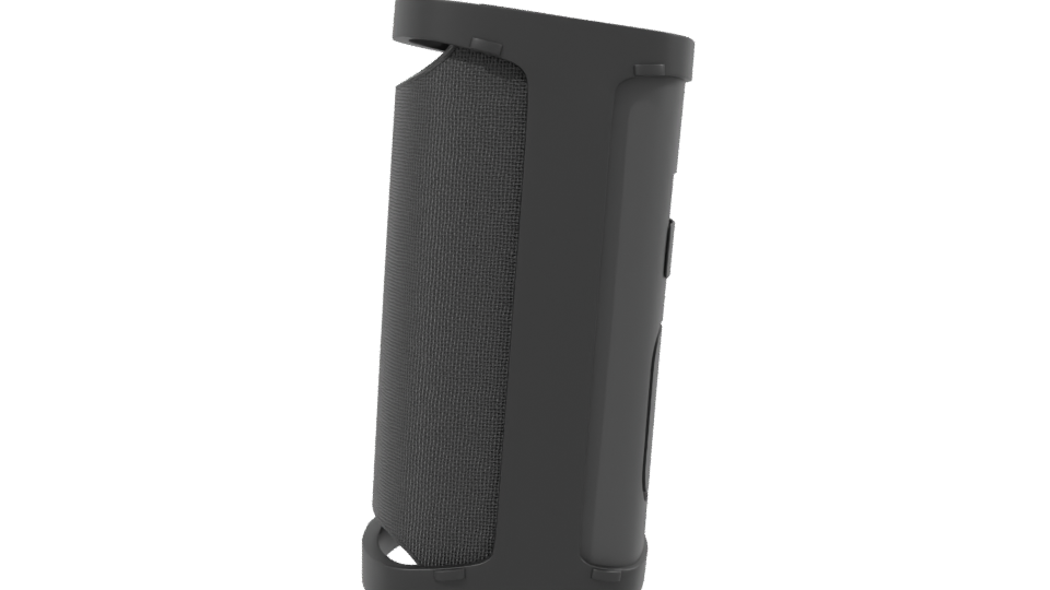 Stylish Bluetooth Speaker Model - Professional 3D Model Render 2