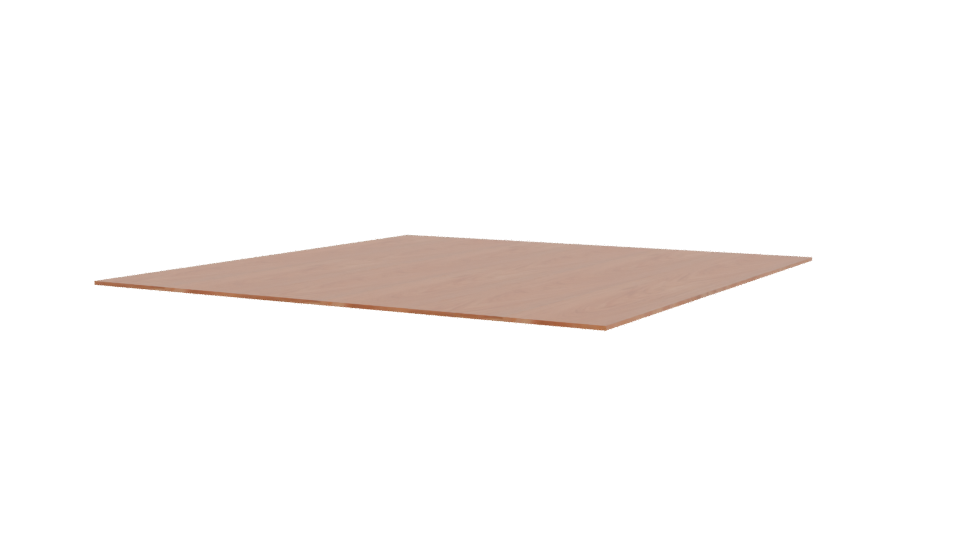 Stylish Wooden Table Model 3D - Professional 3D Model Render 3